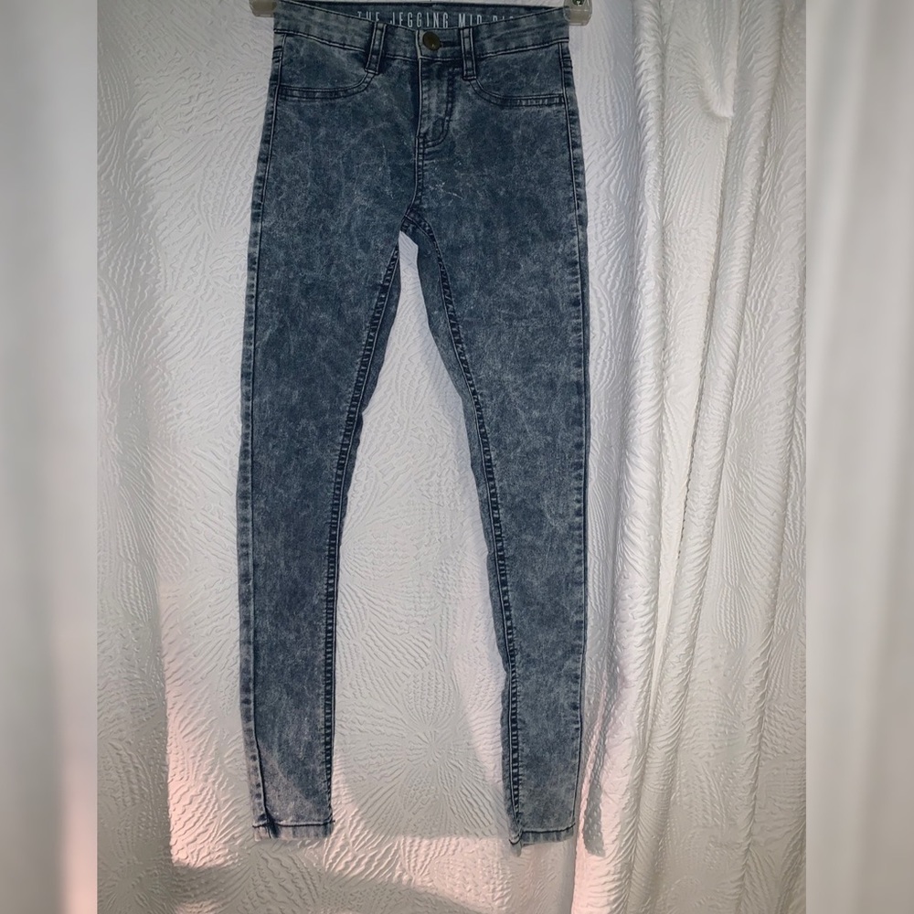 White-Washed Jean Jeggings